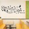 Live Laugh Love Mirror Decal, Inspirational Wall Stencils Peel and Stick Quotes, Decorative Wall Stickers Decor Living Room, Motivational Sayings Words for Bedroom Home Wall Art, Silver